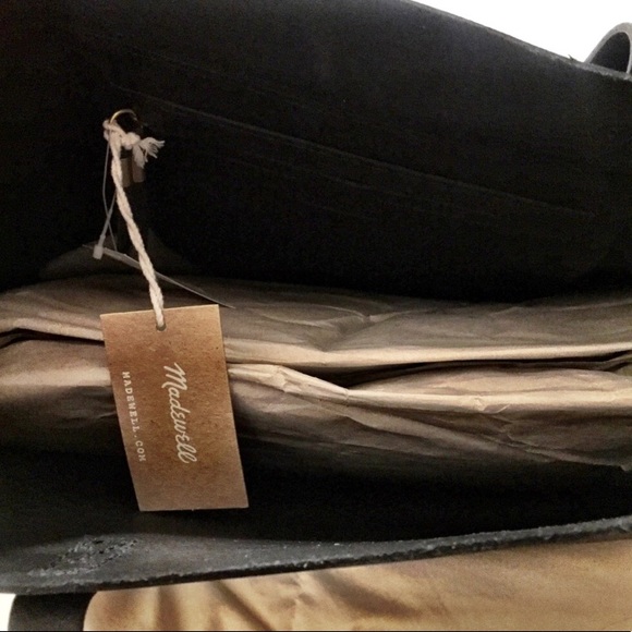 madewell // black paint stripe transport bag - Picture 7 of 7
